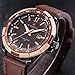 Misskt Men's Fashion Casual Sport Watches Men Waterproof Leather Quartz Watch