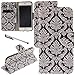 Urvoix for iPhone 6 / iPhone 6S Case, Card Holder Stand Leather Wallet Case - Floral Totem Flip Cover for 4.7