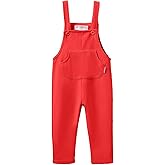 Mud Kingdom Little Boys Girls Overalls Adjustable Cotton Cute Prints
