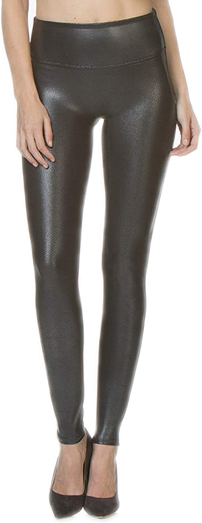 SPANX Womens Faux Leather Pebbled Leggings Buy Online at Best Price in