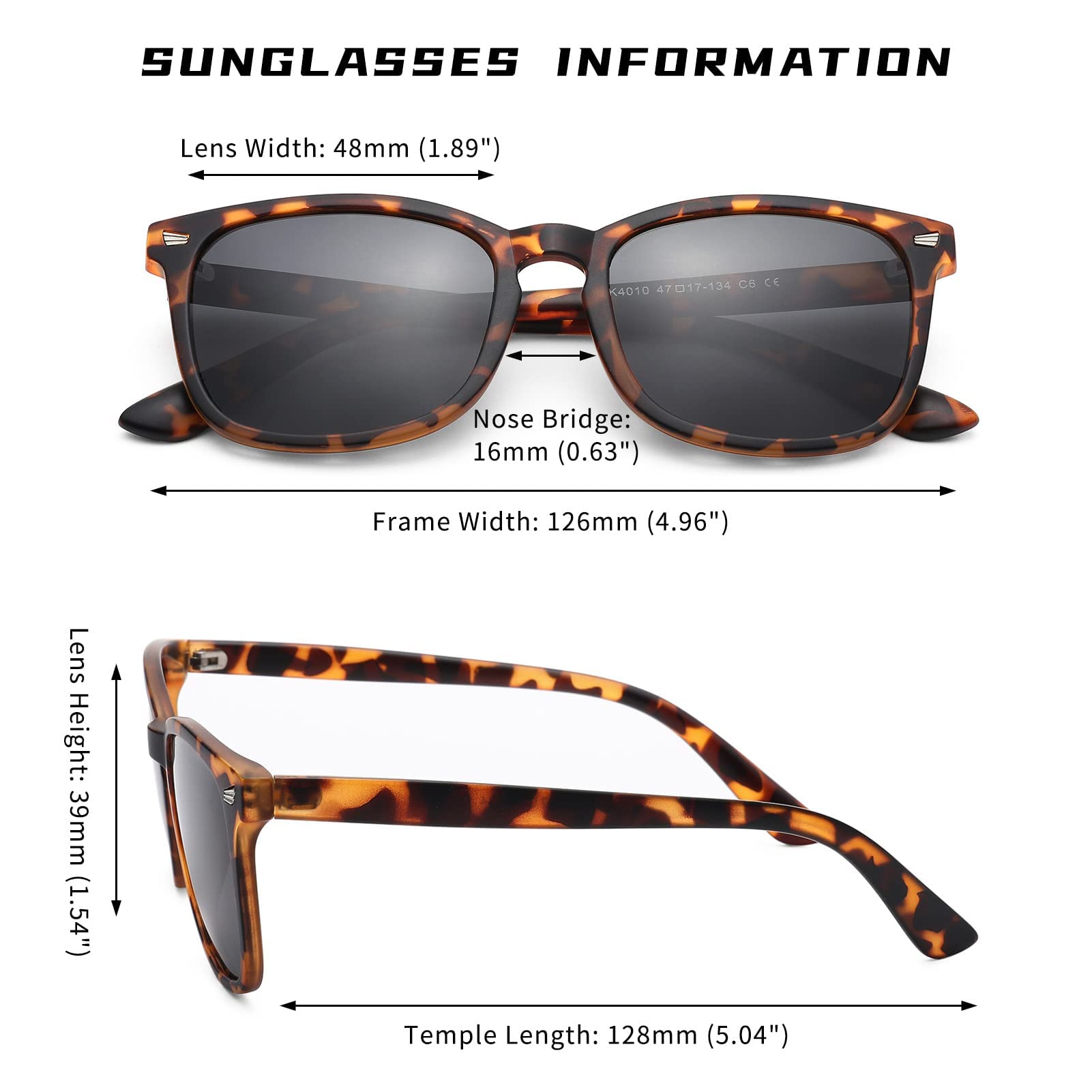 COASION Polarized Kids Sunglasses UV 400 Protection for Girls Boys Classic Retro Style Toddler Shades Age 3-12