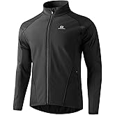 LAMEDA Cycling Bike Jackets for Men Winter Thermal Running Jacket Windproof Breathable Softshell Windbreaker