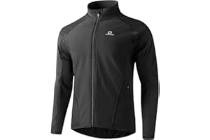 LAMEDA Cycling Bike Jackets for Men Winter Thermal Running Jacket Windproof Breathable Softshell Windbreaker