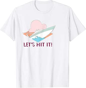 Amazon.com: Miami Vice "Let's Hit It!" Boat T-shirt: Clothing