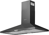 COMFEE' 90 cm Chimney Cooker Hood PYRA17B-90 Black Extractor Hood view 9