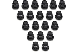 FZJDSD 20 PCS Black 24mm Wheel Lug Nut Covers Cap Compatible with Chevrolet S10 Blazer GMC Jimmy Sonoma Replace 560-5208 560-5063 560-5040 560-5116 15661036