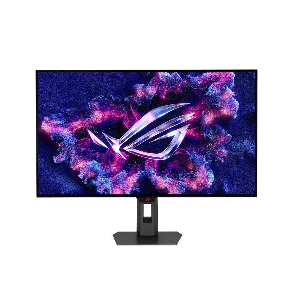 ASUS ROG Strix 32” 4K OLED Gaming Monitor (XG32UCWMG) - TrueBlack Glossy, Dual Mode(4K@240Hz, FHD@480Hz), 0.03ms, G-SYNC Compatible, Neo Proximity Sensor, USB-C, HDMI 2.1, 3 yr Warranty