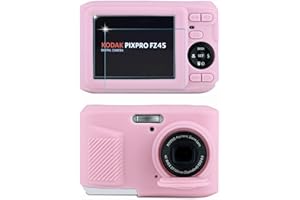 Frevyve Case for Kodak PIXPRO FZ45 Digital Camera Accessories, Soft Silicone Protective Case, Slim Fit Sleeve with Removable 