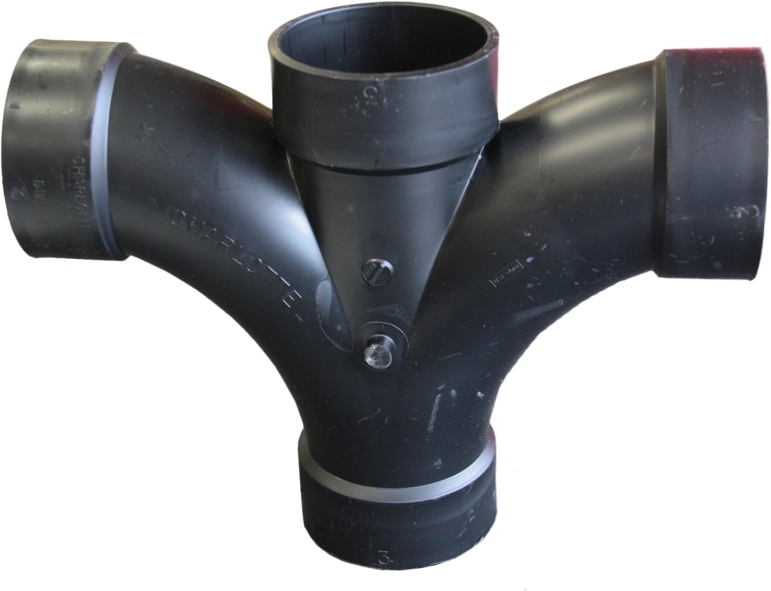 2"x11/2"x2"x2" DWV ABS Double Combi Tee Wye Pipe Fittings