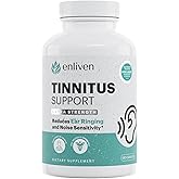 Tinnitus Relief Pills | Ear Ringing Support with B12 Inositol - 180 Caplets | Tinnitus Relief Pills For Ear Ringing Support, Inner Ear Health, Hearing Clarity, Focus And Nighttime Wellness In 180 Caplets
