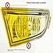 LinkedGo Self Adhesive Golden Yellow Gloss Vinyl Headlight Foglight Tail Tint Wrap (12