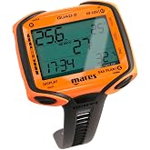 Mares Quad 2 Smart Wrist Underwater Scuba Dive Computer | Depth, Decompression, Time Display, Orange