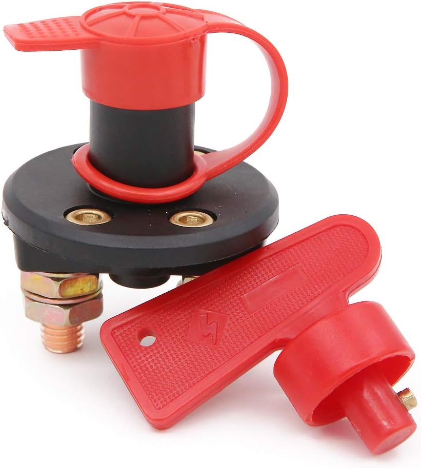Car Battery Isolator Cut Off Switch,Battery Isolator Disconnect Cut OFF Power Kill Switch for Marine Car RV Boat - Image 3