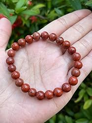 Red Jasper Crystal Bead Bracelet 8mm, Wholesale