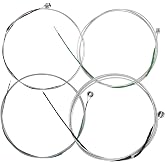 Viola Strings 4/4 Full Set Professional Viola Strings A D G C Stainless Steel Core Chromium Wound
