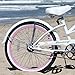 Firmstrong Urban Girl Single Speed Beach Cruiser Bicycle, 20-Inch, White w/ Pink Rims