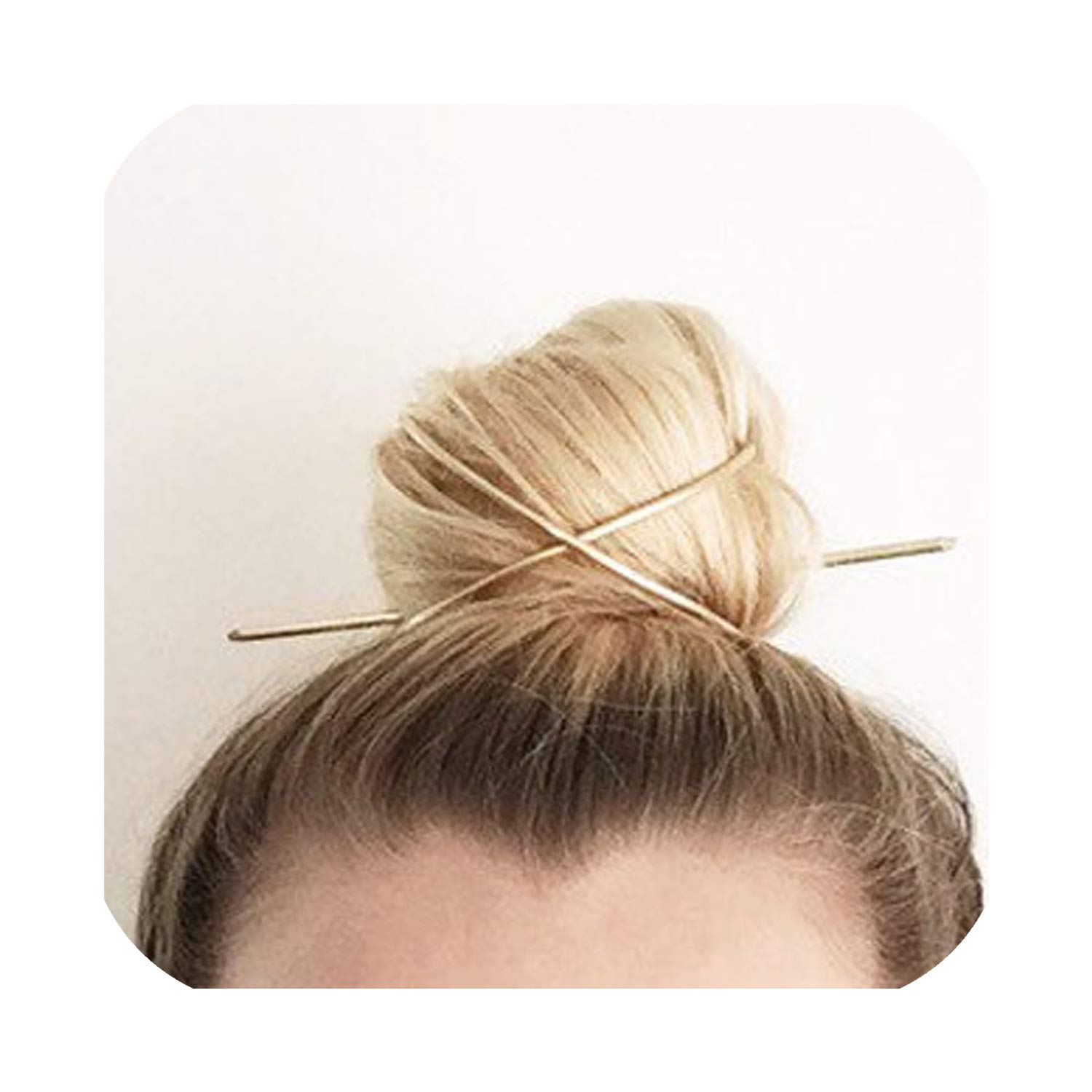 Amazon Com Alloy Round Top Hair Cuff Bun Cage Minimalist Cage