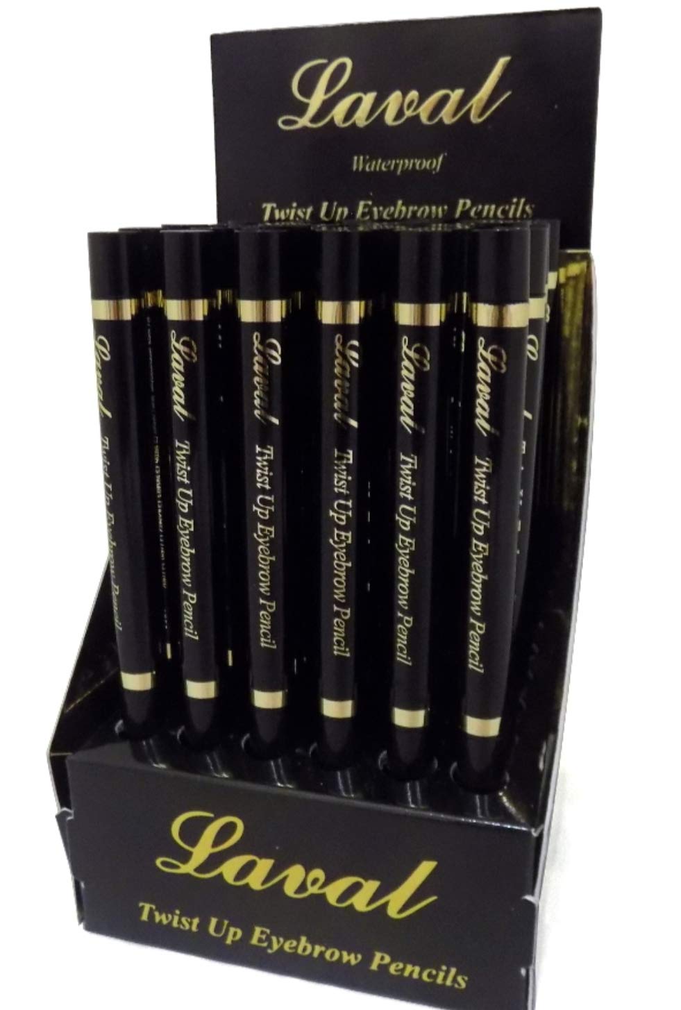 Laval Twist Up Retractable Kohl Eyeliner Pencil- Black