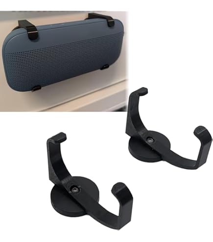 Support Mural Métal Pour Enceinte Bose SoundLink Flex / Flex 2 - Angle Réglable 0-45°, Avec Encoche Pour Charge, Installation Par Vis
