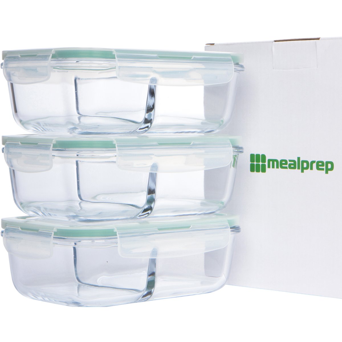 Best glass meal prep containers 2 compartment dishwasher safe