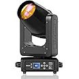 Betopper 260W Moving Head DJ Lights 12-CH DMX 8-Facet Prism 14 GOBO 13 Color COB Stage Spotlight Sound Activate Professional Master-Slave Party Light for Wedding, Party, Nightclub, Church, 1 Pack