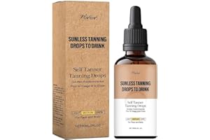 PLATICAT Sunless Tanning Drops to Drink, Self Tanner Tanning Drops, Promotes Skin Health and Pigmentation
