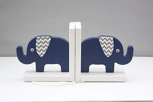 elephant bookends nursery