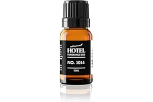 AirScent Hotel Diffuser Oil No. 1014 - Premium Fragrance Oil for Ultrasonic and Waterless Diffusers and Crafting - 10 mL, 0.34 fl oz Glass Dropper Bottle - Lemon, Bergamot & Sea Breeze