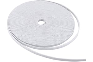 GOTOTOP 10 Meters 2GT-6 Open Ended PU Timing Belt Width 6mm for RepRap 3D Printer CNC White Steel Core Accessory