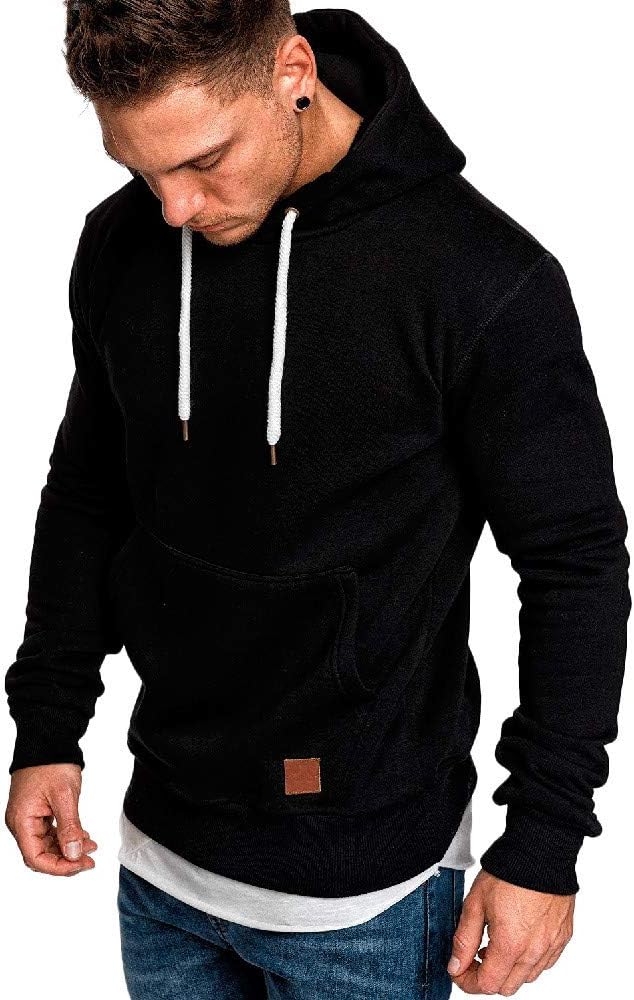 Mens Shirts Clearance Charberry Long Sleeve Autumn Winter Casual Sweatshirt Hoodies Top Blouse Tracksuits