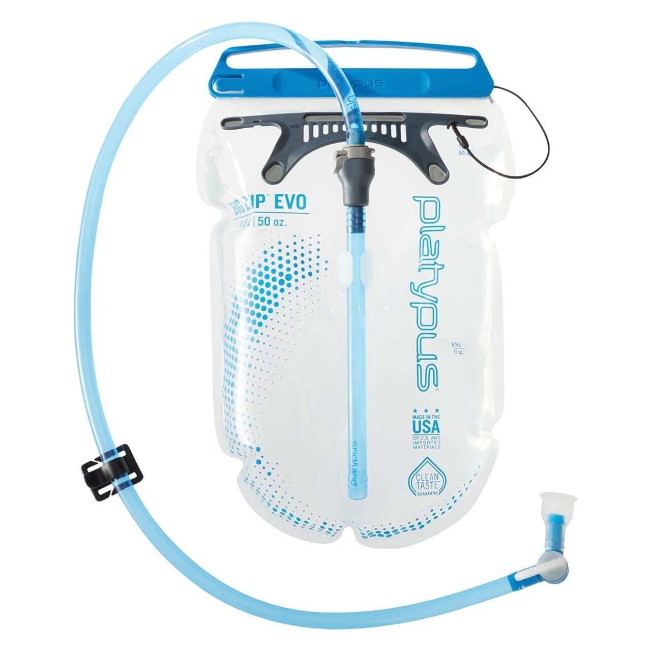Platypus Big Zip Water Reservoir for Hydration Backpacks, 1.5-Liter, EVO with Fast Flow Valve