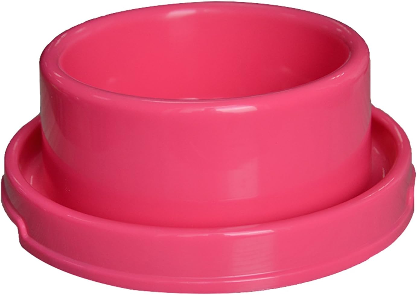 Anti-ant Pet Bowls for Dogs Cats Round Plastic Water Food Feeder Dish Waterer