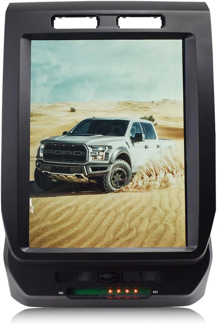 Krandonet Android 6.0 12.1" Vertical Touch Screen car DVD GPS for Ford F150 2015-2017 GPS Radio Navigation Multimedia System KD-FV201-1+32G