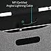 New iPad 2017, iPad Air 2, iPad Pro 9.7 CaseCrown Power Sleeve (Charcoal Gray) w/Apple Pencil Holder & MFI Certified USB to Lightning Cable