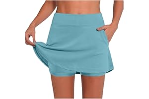 Skorts for Women with Pockets Tummy Control Mini Skirt with Shorts High Waisted Dressy Underneath Casual Boho Skort 2026