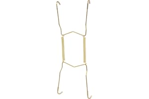 Hillman 122052 Plate Hanger, 8-11 Inch, Brass