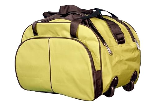 N Choice Yellow Pu 2300Cms Travel Duffle Bag