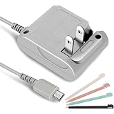 DS Lite Charger Kit with 4 Stylus Pen | Compatible with Nintendo DS Lite, 100-240V Wall Plug Adapter