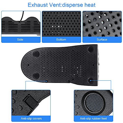 image for Lictin Xbox One X Vertical Stand Cooling Fan with Dual Charging Statio