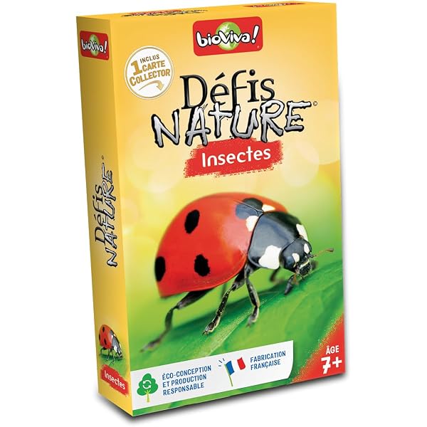 Bioviva Défis Nature Kartenspiel – „Carnivores“ Französische Version, 37 Karten Für Kinder Ab 7