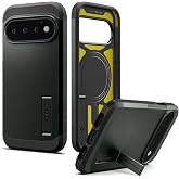 Spigen Tough Armor MagFit for Google Pixel 11 Pro Case, Abyss Green | Compatible with Pixelsnap, Kickstand, Military-Grade Drop Protection, Raised Camera Protection, Compatible with MagSafe