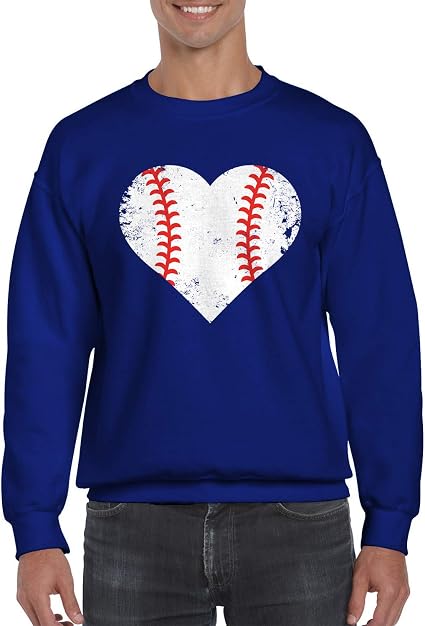ladies love baseball print sweatshirt