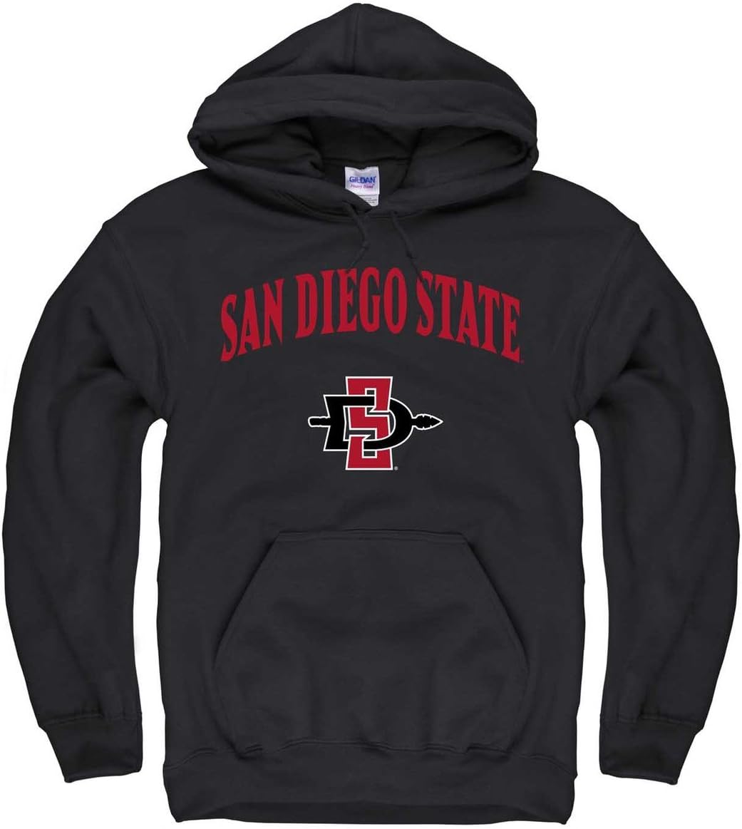 Campus ColorsLong Sleeves NCAA Adult Arch & Logo Gameday Unisex Hooded Sweatshirt