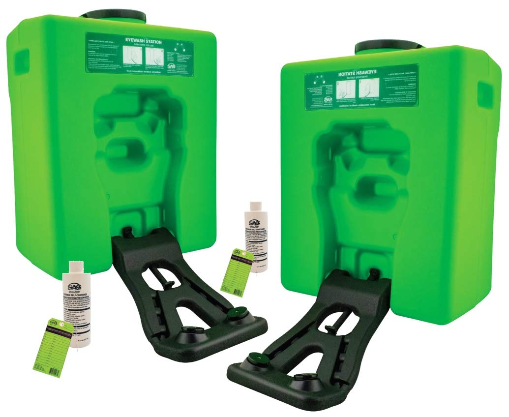 SAS Safety 513400 Emergency Eyewash Station 9 Gallon (2) Amazon.co.uk