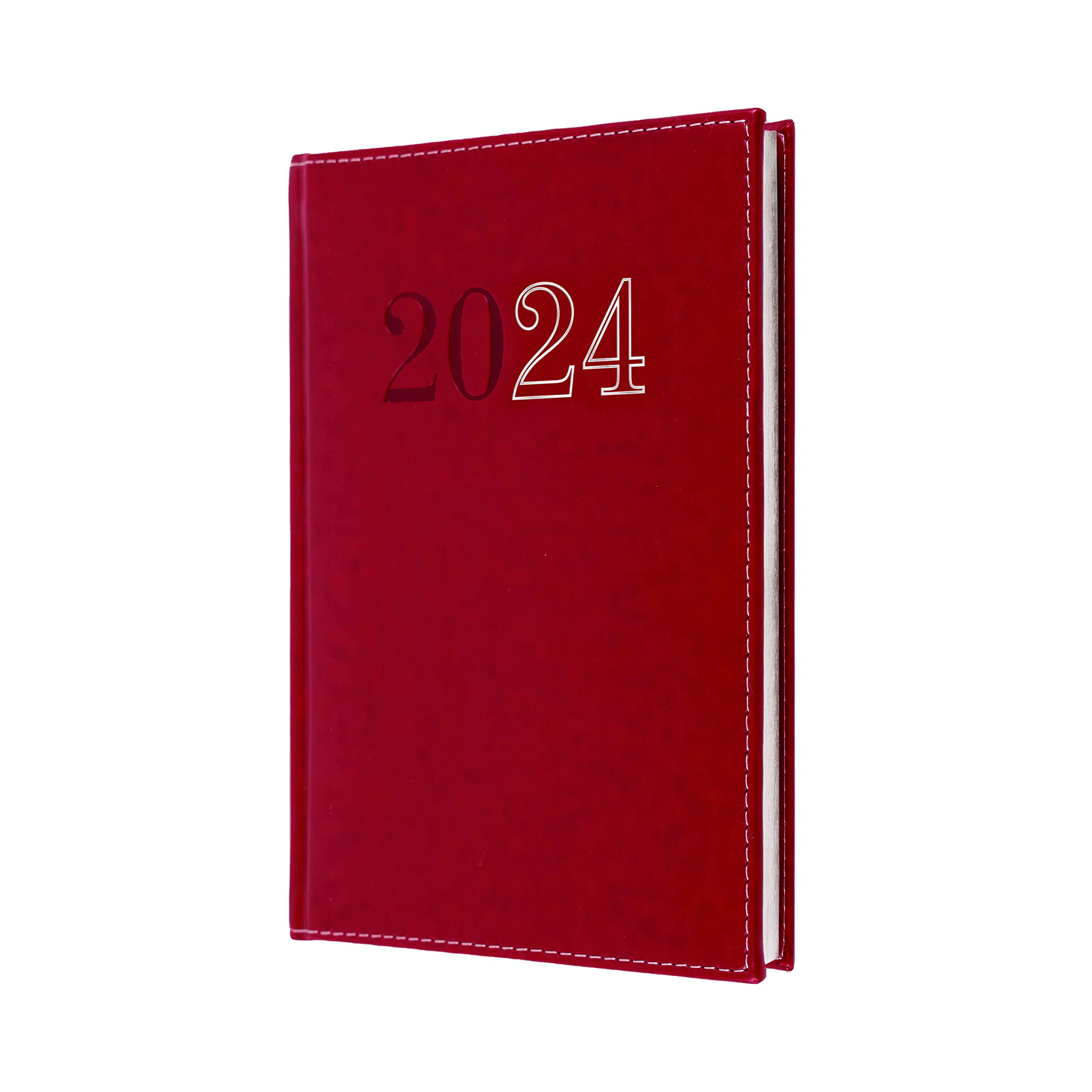 Collins Debden Collins Chelsea 2024 Diary A5 Week To View Business Planner - Business Planner and Organiser - January to December 2024 Diary - Weekly - Red - ND53.15-24 โ image 1