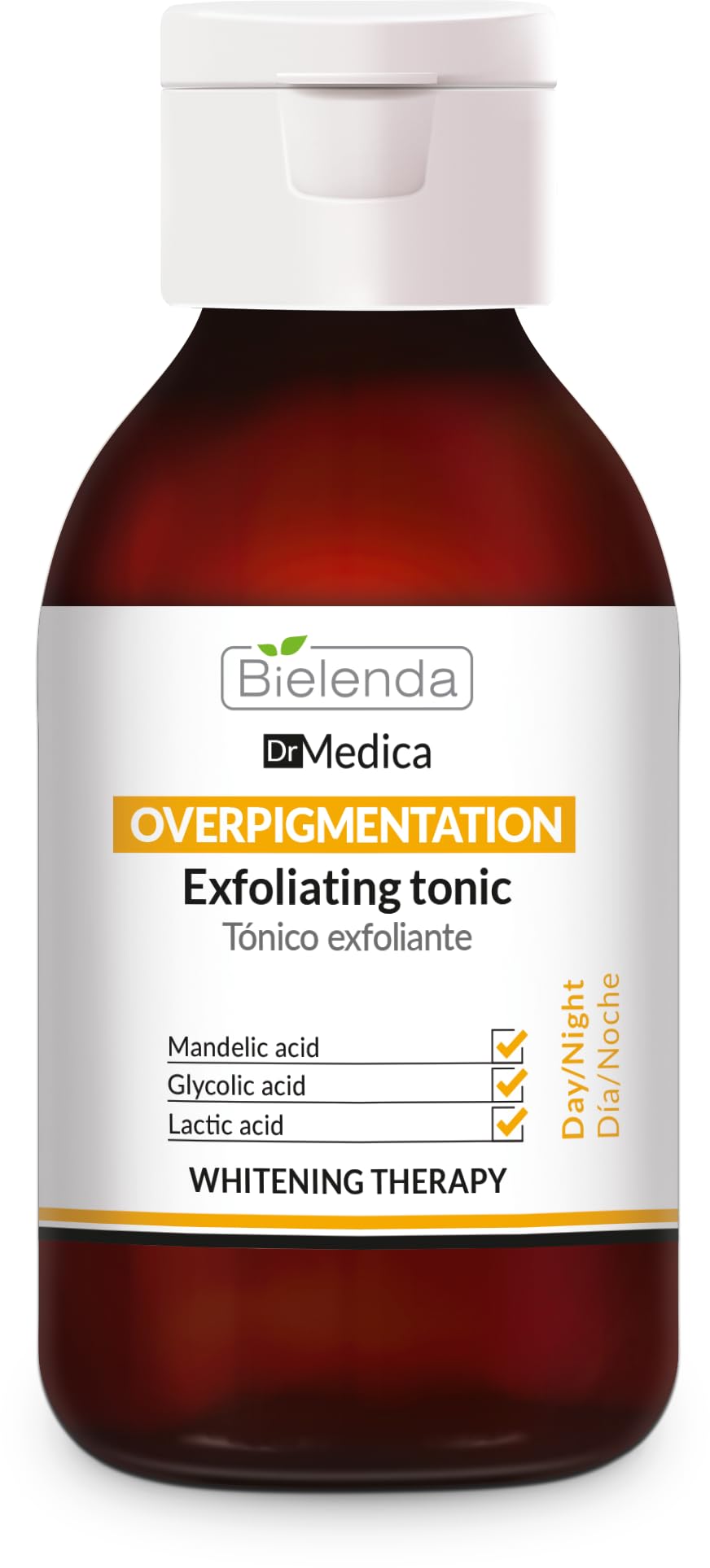 Bielenda Dr Medica Overpigmentation Peeling Tonic, helps reduce skin discoloration and blemishes, 250 ml