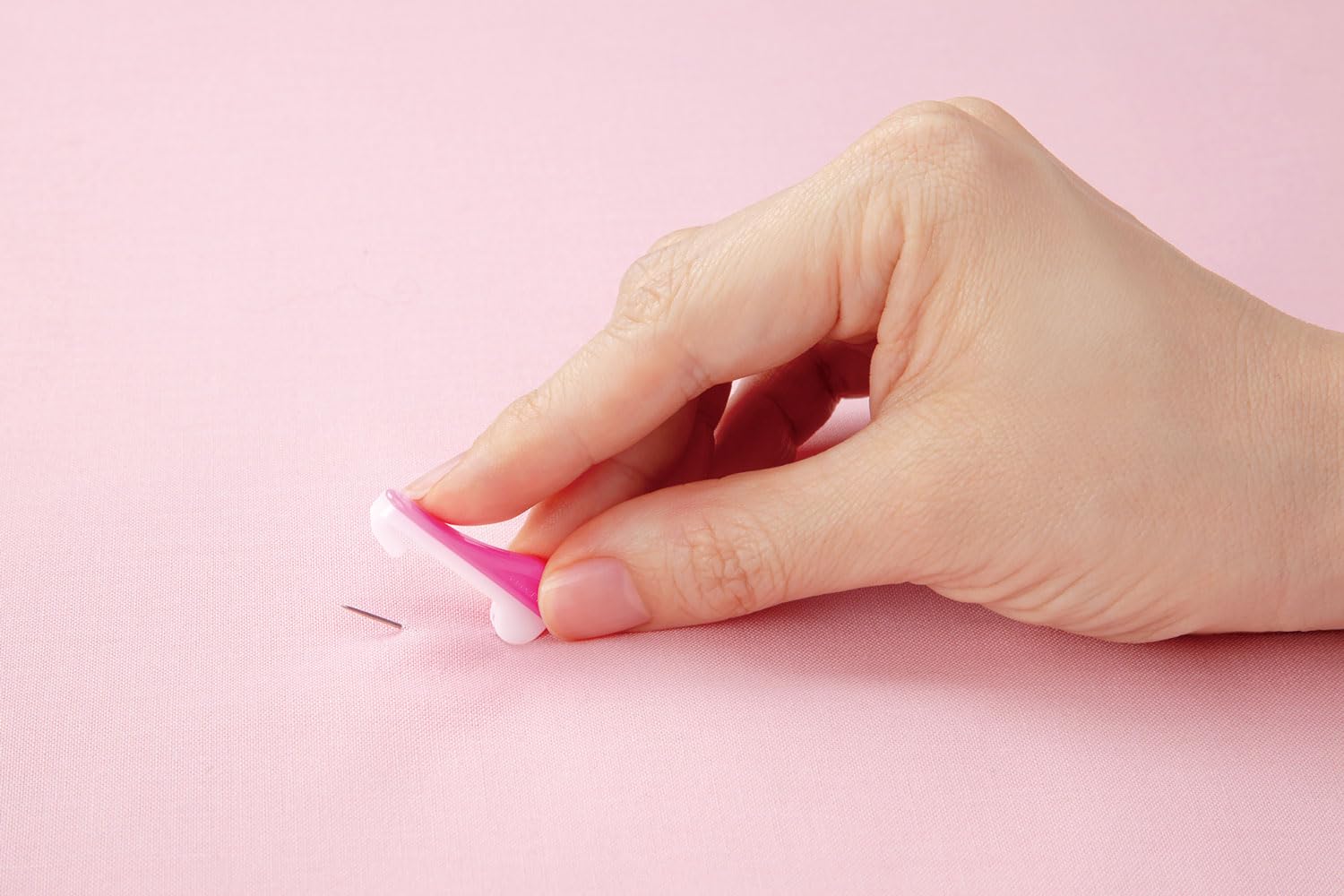 CLOVER Wonder Sewing Pins, Yellow and Pink