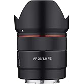 Rokinon AF 35mm F1.8 Auto Focus Full Frame Lens for Sony E