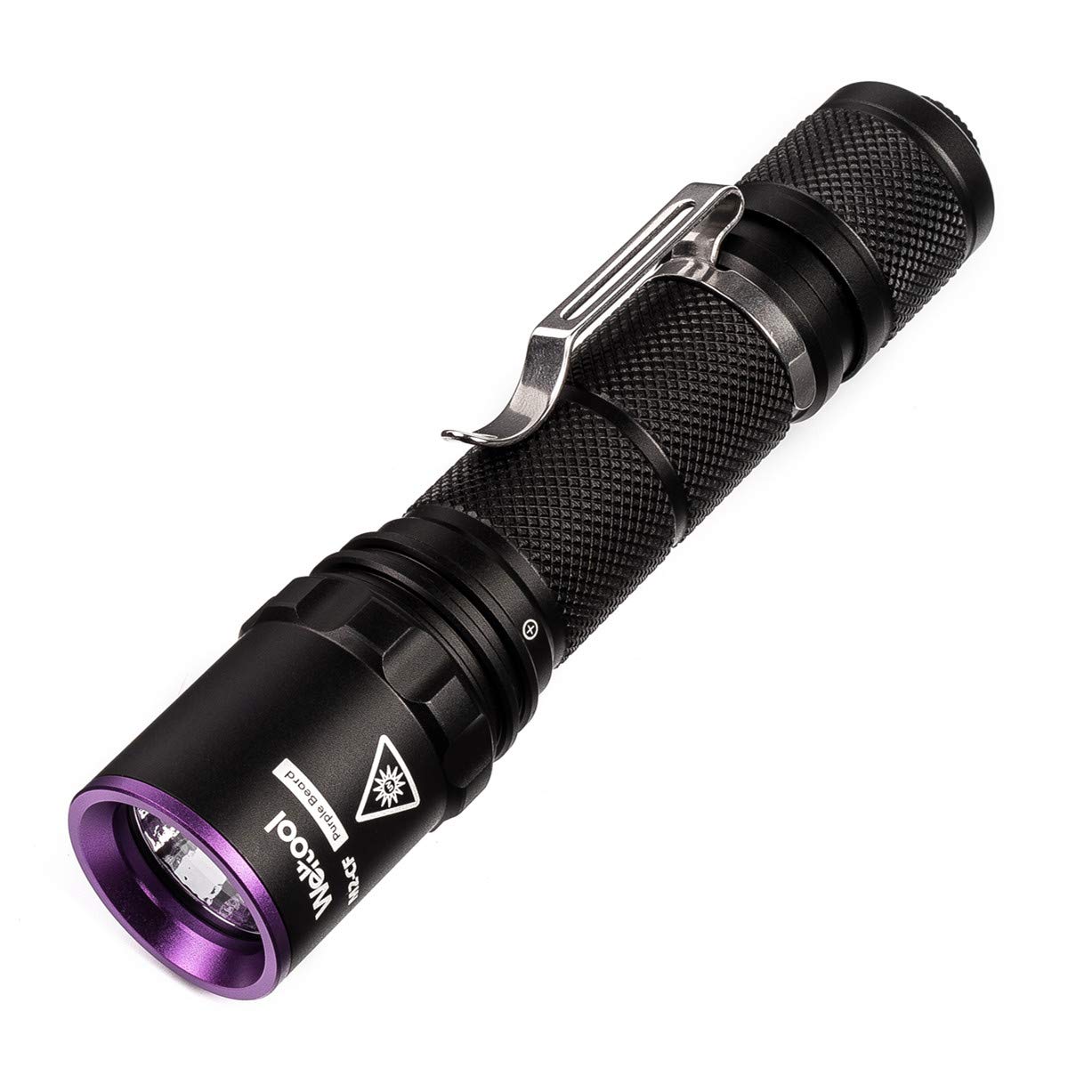 Weltool M2-CF UV Torch,365nm Ultraviolet LED Torch for UV Glue Curing,AC Leak Detector Rocks,Criminal Investigation and Mineral Glowing,Pet Urine Detectors