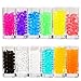 eBoot 12 Colors Water Gel Beads Vase Filler for Wedding and Furniture Decoration, 12 Pack